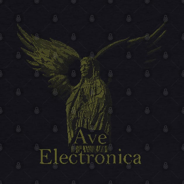 ASCii Sancta Maria - Ave Electronica (Yellow) by McNerdic